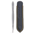 GERMANIKURE Slanted Tweezers in Leather Case - Made in Solingen Germany