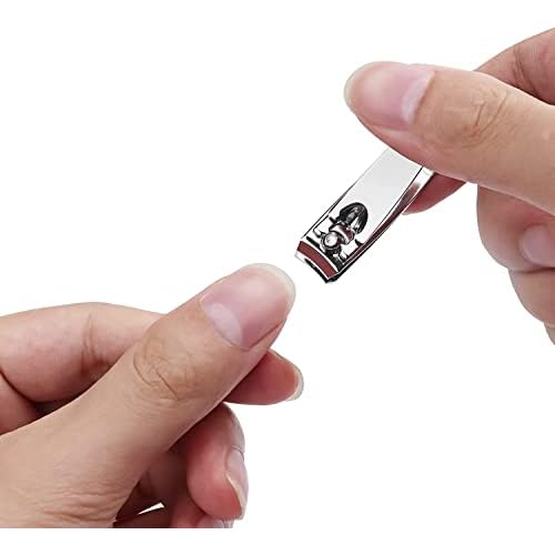 Stainless Steel Nail Clippers, 200 Pack Individually Wrapped, Bulk for Homeless, Shelter, Air Bnb, Hotel