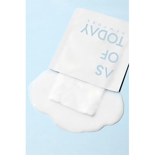 AS OF TODAY R-Peptide Sheet Mask 5 Pack | Hydrating Hyaluronic Acid Anti-Aging Face Mask | Peptides + Botanical Extracts | Firming, Wrinkle Care & Soothing | Clean Beauty