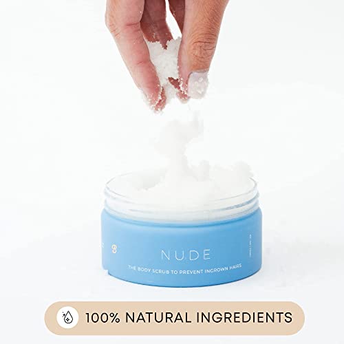 Bushbalm Nude, Bermuda, and Sweet Escape Set - Prevent Ingrown Hairs, Remove Dark Spots, Rejuvenate Dull Skin - Exfoliating Scrub for Soft and Glowing Skin, 236 ml Each