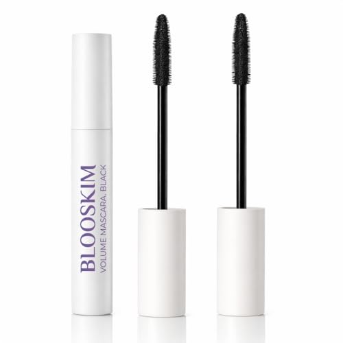 Mascara for Older Women 60 Plus: Black Prime Lash Mascara - Prime Mascaras for Mature Women Makeup - Hypoallergenic Non-Clumping Formula for Sensitive Eyes, 5.5g - 2Packs
