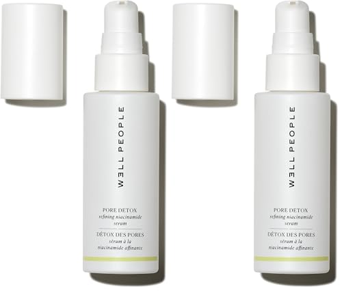 Well People Pore Detox Niacinamide Serum 1 Fl Oz Pack of 2 - Purifying, Vegan & Cruelty-Free