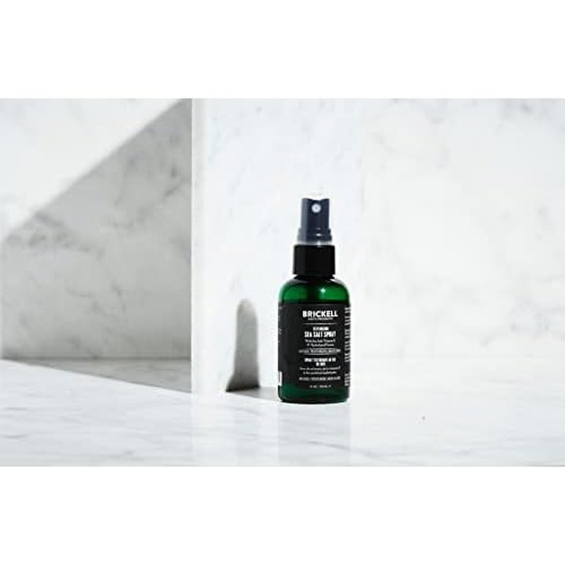 Brickell Men's Texturizing Sea Salt Spray for Men, Natural & Organic, Alcohol-Free, Lifts and Texturizes Hair for a Beach or Surfer Hair Style, 2 Ounce