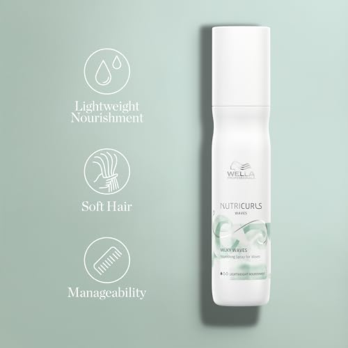 Wella Nutricurls Milky Waves Leave-In Spray for Soft, Manageable Wavy Hair