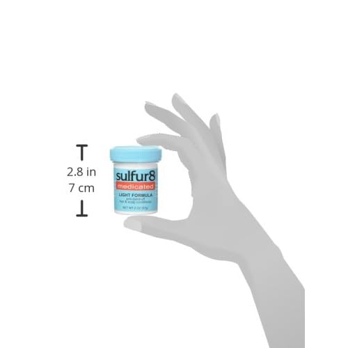 SULFUR8 Medicated Light Formula Anti-Dandruff Hair & Scalp Conditioner ? 2 oz. Lightweight Scalp & Hair Treatment ? Controls Dandruff, Soothes Itchy, Dry Scalp, Moisturizes & Softens Hair