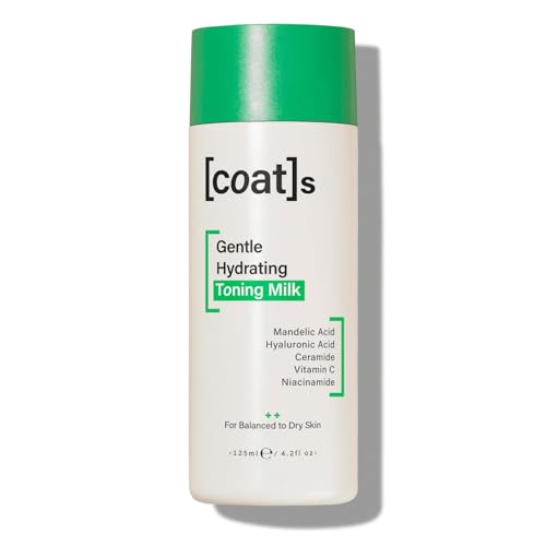 Coats Gentle Hydrating Toning Milk ? Hydrates, Protects & Exfoliates to Prevent Breakouts ? Dermatologist Approved & Clinically Proven ? 4.2 oz