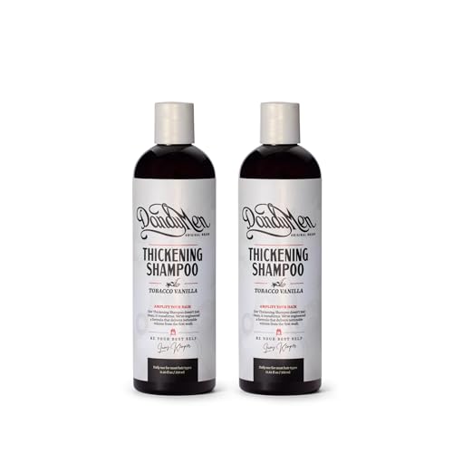 Men's Thickening & Volumizing Shampoo with Aloe Vera - Tobacco Vanilla, 11.83 oz 2-Pack