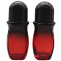 2pcs 50ml Glass Roller Bottles Large Empty Roller Ball Bottle Leak Proof Refillable Rollerball Bottles For Perfume Essential Oils Deodorant