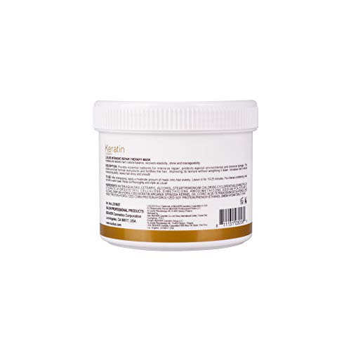 Keratin Hair Mask - Intensive Repair & Hydrating Hair Treatment for Shine & Elasticity