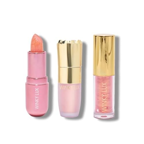 Winky Lux Opal Collection Lip Balm, Lip Oil, Cheeky Highlighter