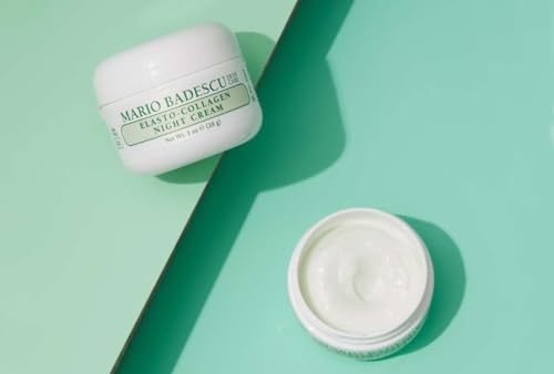 Mario Badescu Elasto Collagen Night Cream - Hydrating Anti-Aging Face Moisturizer for Sensitive Skin