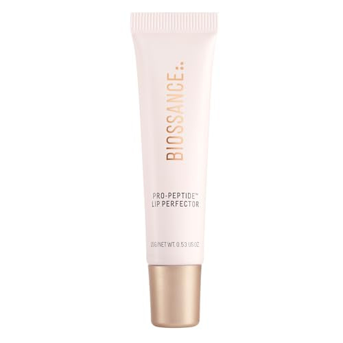Biossance Pro-Peptide Lip Perfector Clear Vegan Lip Balm - Hydrating & Plumping