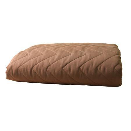 Microfiber Massage Blanket 60x84 Ultra Soft Warm Quilted Table Cover - Chocolate