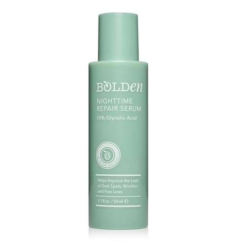 Nighttime Face Serum for Dark Spots & Hyperpigmentation - Collagen Boost, Aloe & Vitamin E - 1.7 Fl Oz