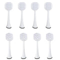 8 Pack Tongue Brush Heads for Philips Sonicare Electric Toothbrush - Fits 4100/5100/6100/9023, Not Essence/E Series or One, Family Size