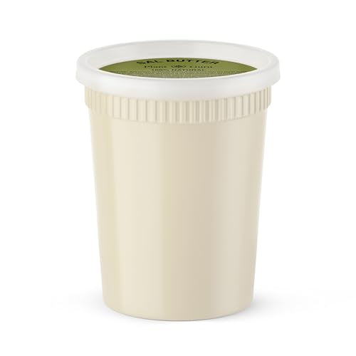Plant Guru Raw Sal Seed Butter 32 oz. / 2 lbs. 100% Pure Natural Cold Pressed - Great for Skin, Body and Hair Moisturizer, DIY Creams, Balms, Lotions and Soap Making.