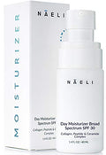 SPF 30 Face Moisturizer with Collagen & Peptides - Lightweight Hydrating Cream, 1.4 oz - Paraben-Free & Non-Comedogenic