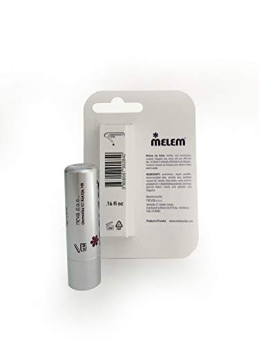 Lip Balm Sticks with Lanolin - Moisturizing, Chapped Lips Relief, 6 Pack, 0.16 oz Each