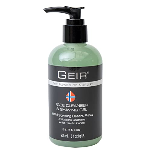 Men's Deep Cleansing Face Wash & Shave Gel with Arctic Algae - 8 fl oz