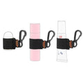 Desing Wish 3 PCS Mini Chapstick Holder Keychain Elastic Sleeve Chapstick Keychain Holder for Lip Balms/Lip Gloss/Lipsticks, Portable Lip Balm Holder Sleeves for Keys/Purse/Lanyard - Black