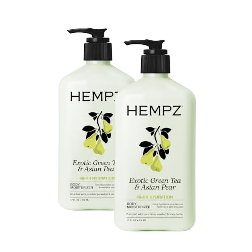 Exotic Green Tea & Pear Body Lotion - 17oz Pack of 2 - Nourishing Moisturizer