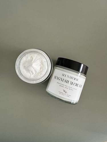 Herbs of Eden Organic Magnesium Cream | Extra Strength Nighttime Moisturizer for All Ages