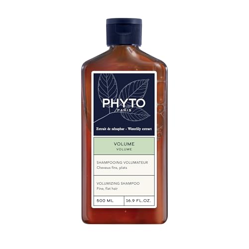 PHYTO VOLUME Volumizing Shampoo, Lightweight, For Fine Hair and Thin Hair, Instant Volume