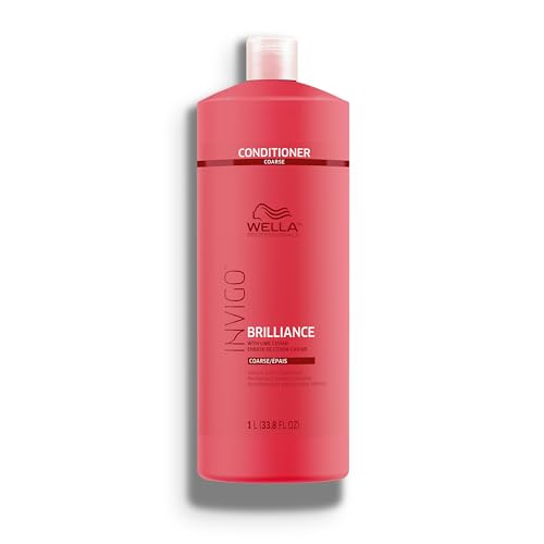 Wella Invigo Brilliance Conditioner for Coarse Color-Treated Hair 33.8 Fl Oz