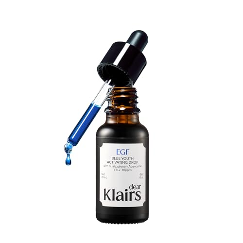 DearKlairs EGF Serum - Blue Youth Activating Drop 0.67 Fl Oz - Sensitive Skin