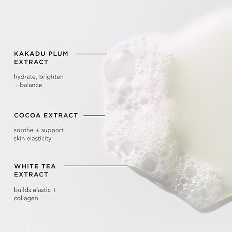 By Rosie Jane Wake Body Wash - Creamy, Hydrating Body Wash Made with Eucalyptus, Grapefruit & Lemon - Supports Skin Elasticity & Builds Collagen - Vegan & Non-Toxic (350ml)