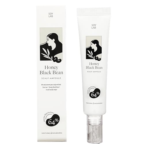 Black Soybean Scalp Ampoule - Nourishing Hair Treatment for Fuller-Looking Hair, 40ml, 1.35 Fl Oz