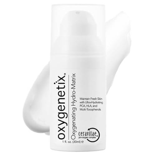 Oxygenetix Oxygenating Hydro-Matrix (1oz) | Lightweight Aloe-Based Face Moisturizer with Hyaluronic Acid for Sensitive, Dry, or Compromised Skin