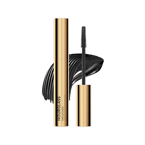 HOURGLASS Unlocked Black Lengthening Tubing Mascara, Natural Look, Up to 16hrs
