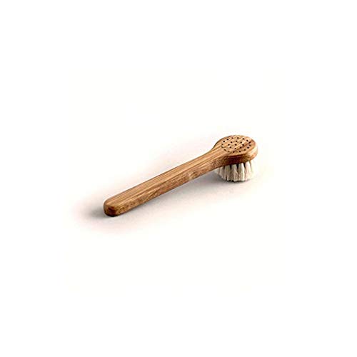 Horsehair Oak Face Brush for Wet Skin Cleansing - Gentle Exfoliation