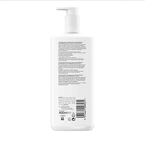 Neutrogena Norwegian Formula Deep Moisture Body Lotion Pack of 3 - Hypoallergenic 13.5oz