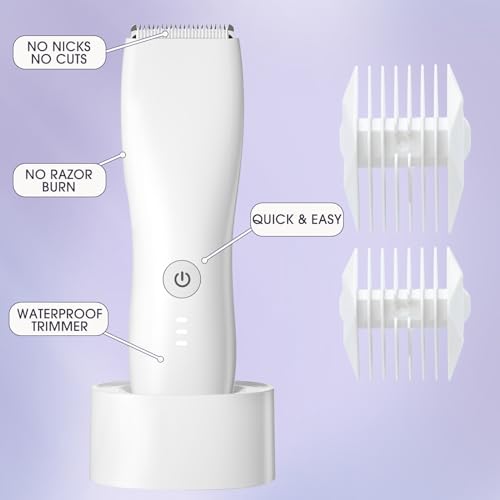 Women Bikini & Pubic Hair Trimmer - Dual-Use Body Shaver for Men and Women | Multi-Area Facial & Body Hair Removal Tool