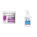 AmLactin Crepe Firming Cream - 12 oz Body Cream with 15% Lactic Acid - Exfoliator and Moisturizer & Intensive Healing Body Lotion for Dry Skin ? 14.1 oz Pump Bottle ? 2-in-1 Exfoliator