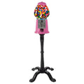 Pink Gumball Machine with Stand & Coin Bank - Vintage 15-Inch Dispenser