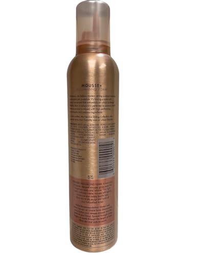 Nexxus Mousse Plus Unscented Volumizing Foam 10.6oz Pack of 2 - Light Hold, Keratin Enriched