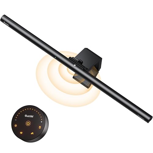 Computer Monitor Light Bar with Radar Motion Sensor, Dimmable Desk Lamp