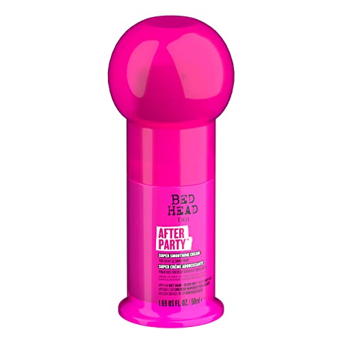 Summer Fruit TIGI Bed Head After Party Smoothing Cream - Anti-Frizz Hair Serum, Travel Size 1.69 fl oz (Pack of 2)