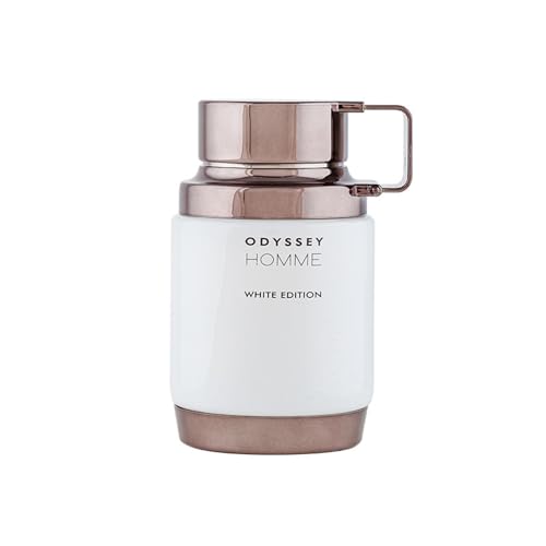 Armaf Odyssey Homme White Edition Eau de Parfum for Men - Fresh Spicy Woody Fragrance 2oz