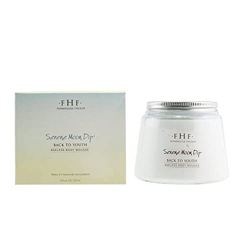FarmHouse Fresh Serene Moon Dip Body Mousse - Hydrating Non-Greasy Body Care, 8 fl oz