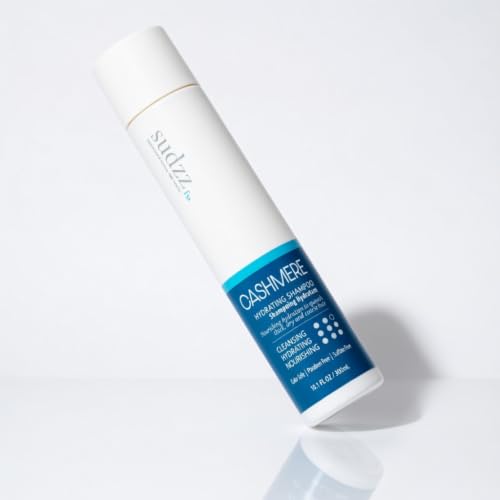 SUDZZFX Cashmere Hydrating Shampoo - 10.1 Fl Oz Sulfate-Free, Color-Safe, Moisturizing Hair Care for Men and Women