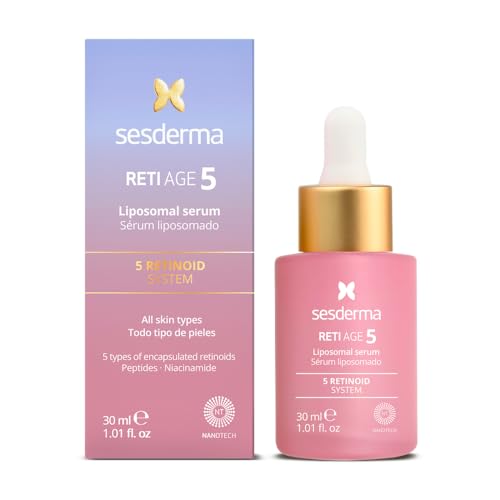 Anti-Aging Face Serum with Retinoids, Peptides & Hyaluronic Acid - 1 oz