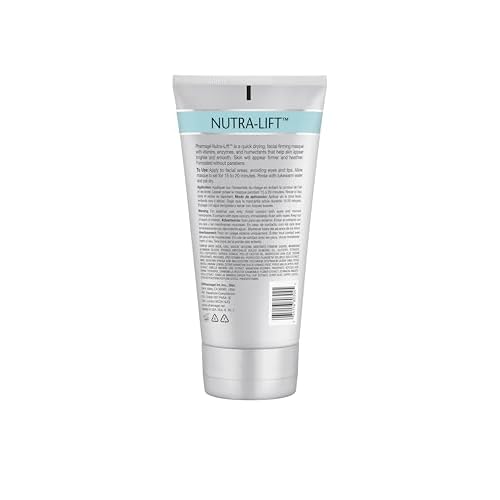 Pharmagel Nutra-Lift Facial Masque | Hydrating, Lifting, and Radiating Clay Mask | Facial Moisturizer - 6 oz.