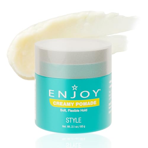 Lightweight Non-Greasy Hair Pomade for Flexible Styling & Natural Shine - 2.1 Oz