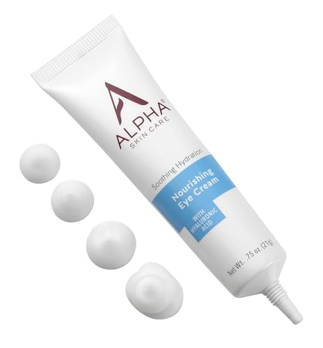Nourishing Eye Cream with Hyaluronic Acid for Anti-Aging & Hydration - 0.75 Oz