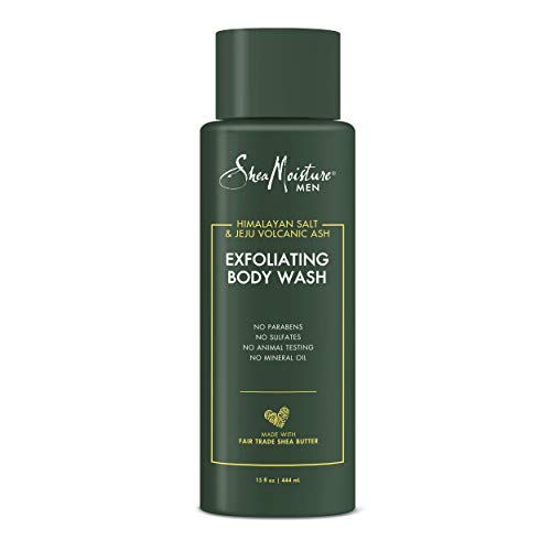 SheaMoisture Men Exfoliating Body Wash with Himalayan Salt & Volcanic Ash