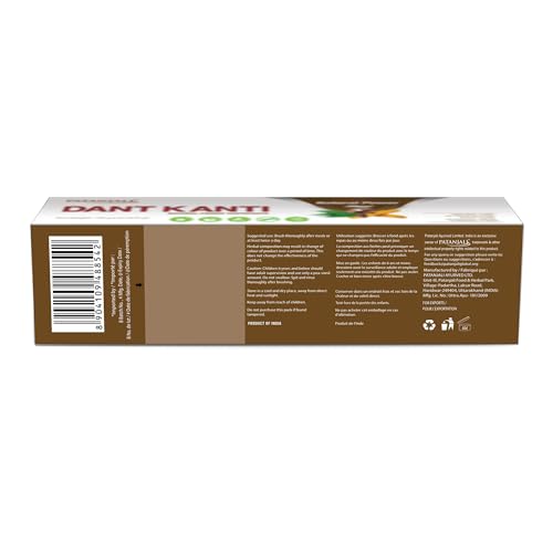 Herbal Fluoride-Free Toothpaste with Neem Clove Babool - Natural Oral Care Pack of 6